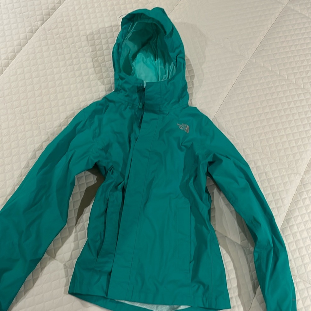 Excellent condition raincoat. Girls medium 10-12. No smoking and no pets home.